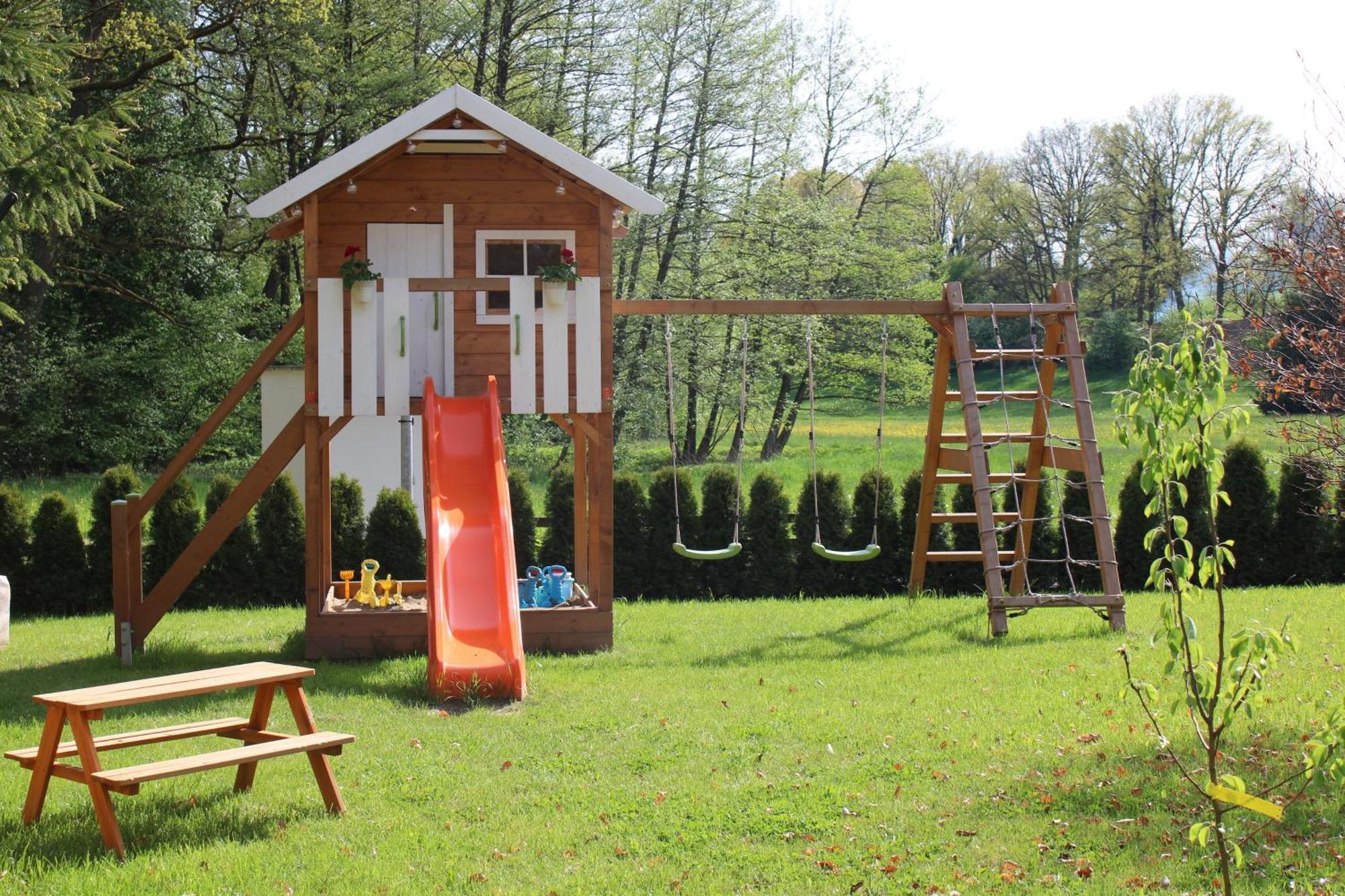 Apartmán Ferienhaus Am Muehlteich Lindenberg  Exteriér fotografie