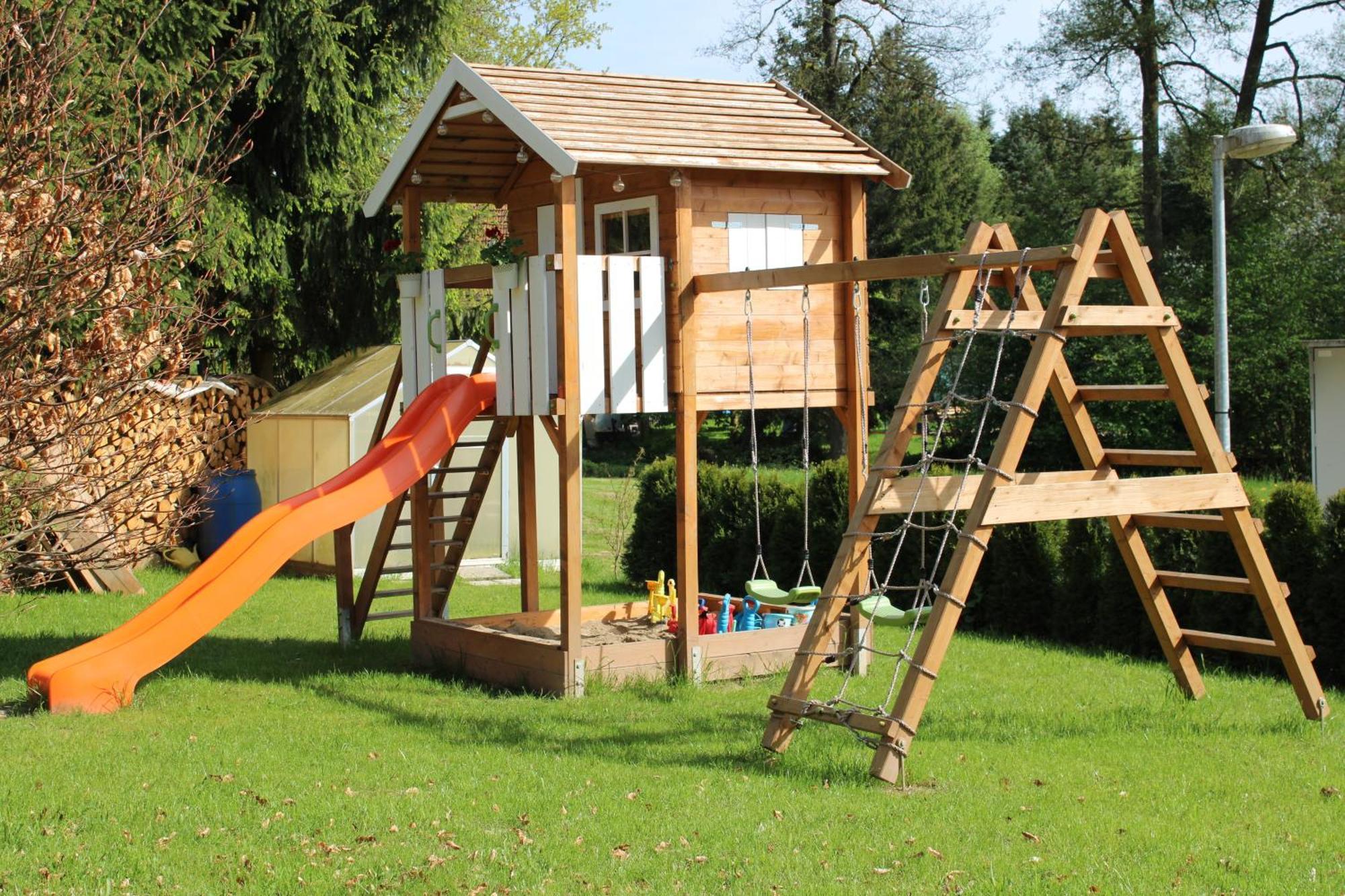 Apartmán Ferienhaus Am Muehlteich Lindenberg  Exteriér fotografie